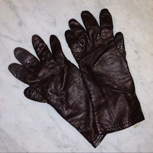 Italian leather gloves